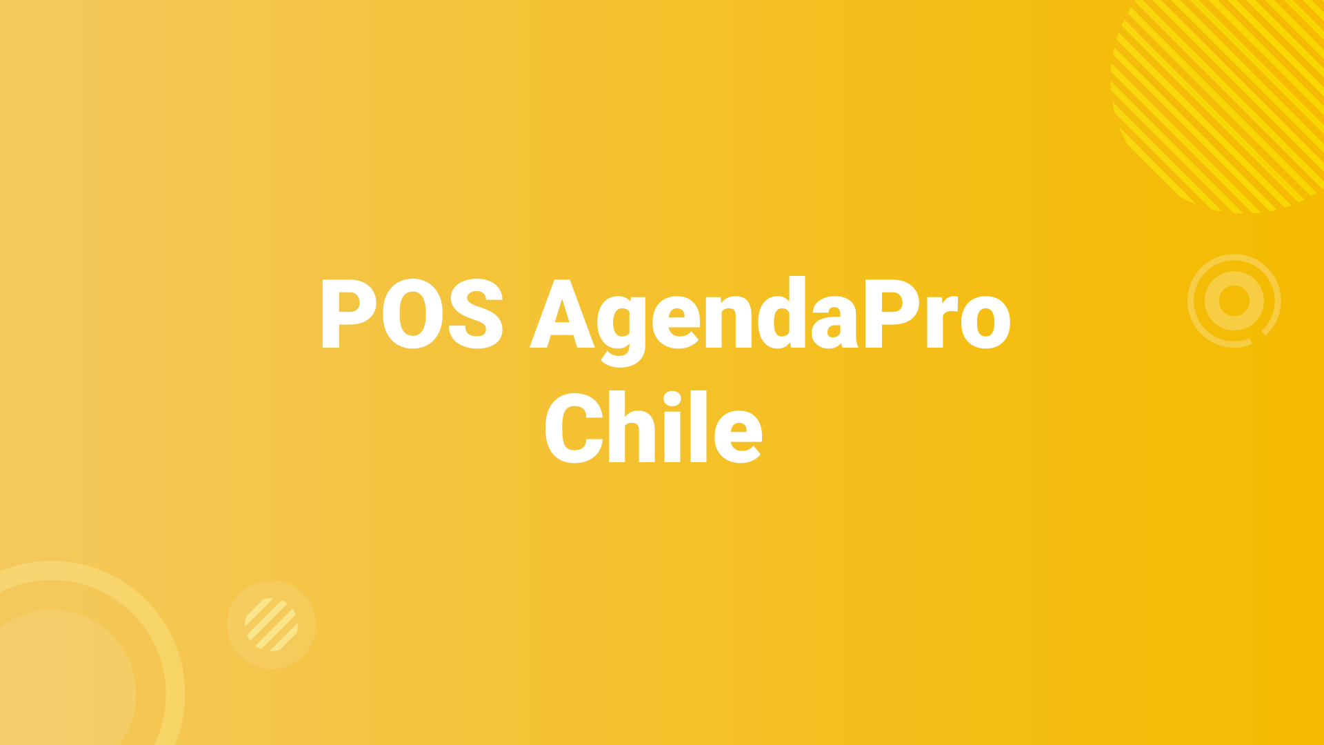 POS AgendaPro Chile