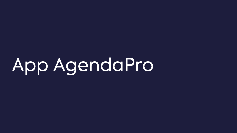App móvil AgendaPro